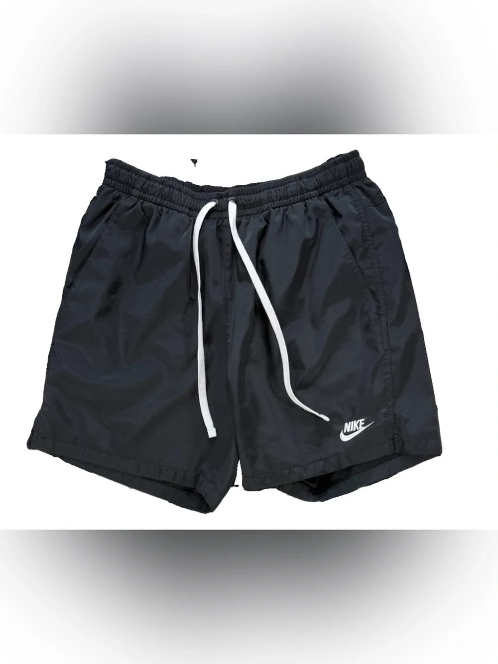 Nike Sportswear Essentials Woven Shorts Men's Medium Black Mesh Lined Flow